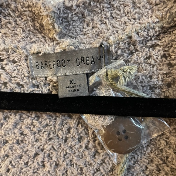 Barefoot Dreams Cozy Gray Cardigan Sweater - Picture 2 of 6